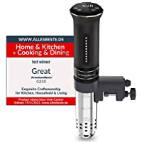 KitchenBoss Sous Vide Aparato de Cocina Precisión 1100W Inmersión a Prueba de Agua IPX7 Circuladores Control de…